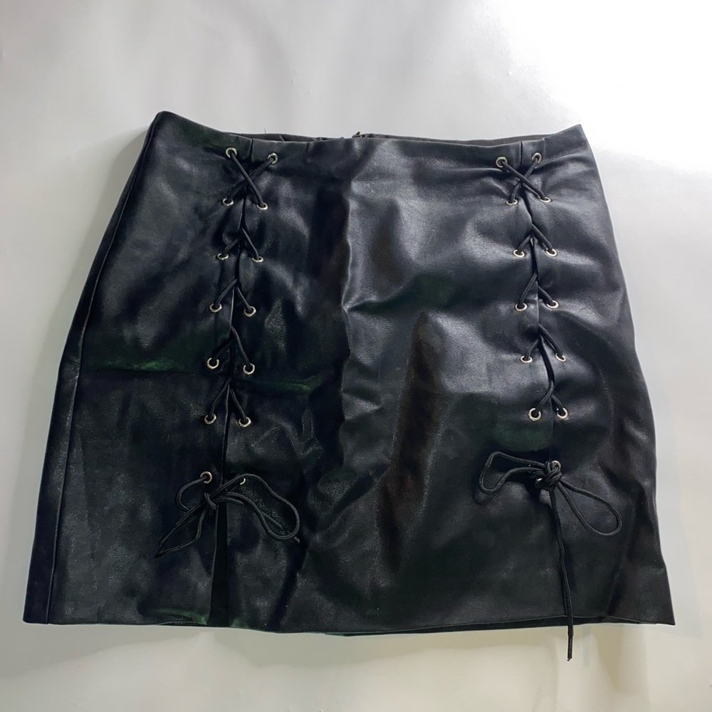 Leather Mini Skirt